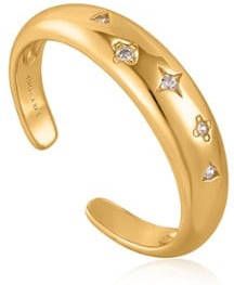 Ania Haie Ringen Scattered Stars Adjustable Ring Goudkleurig