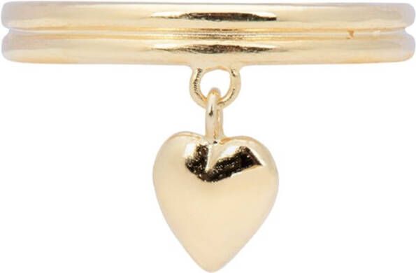 Anna + Nina Brilliant Muse Pinky ring verguld