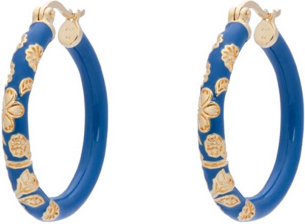 Anna + Nina Renaissance Hoop oorringen verguld