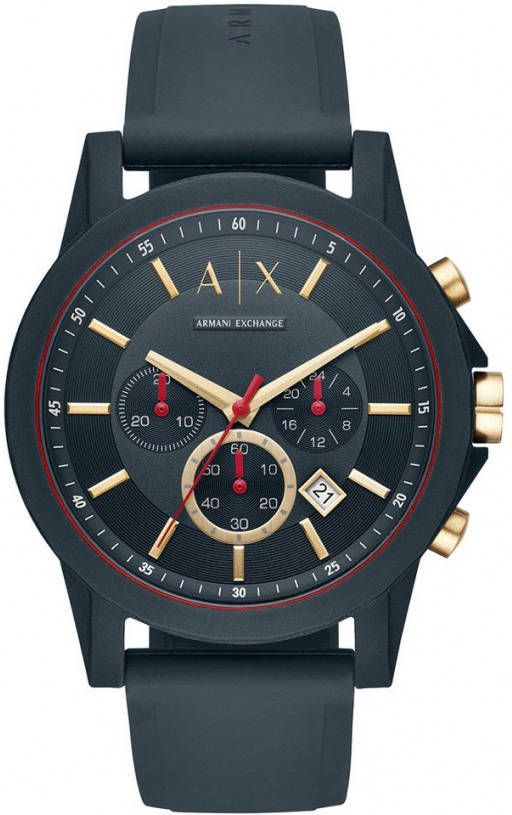 Armani Exchange Horloges Outerbanks Blauw