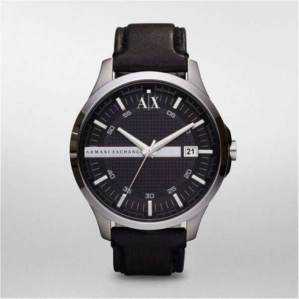 Armani Exchange horloge Hampton AX2101 zilverkleur