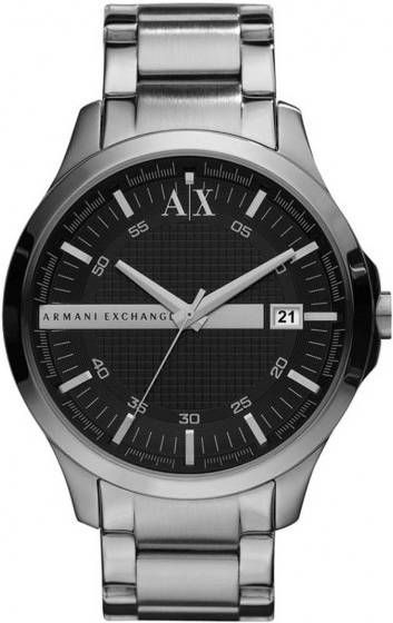 Armani Exchange horloge Hampton AX2103 zilverkleur
