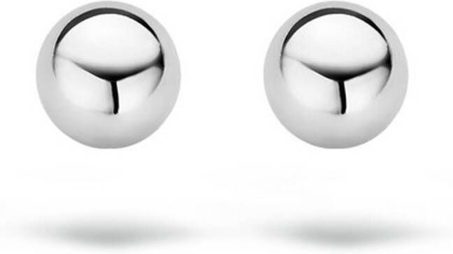 Blush Oorknopjes van 14 karaat witgoud 7122WGO