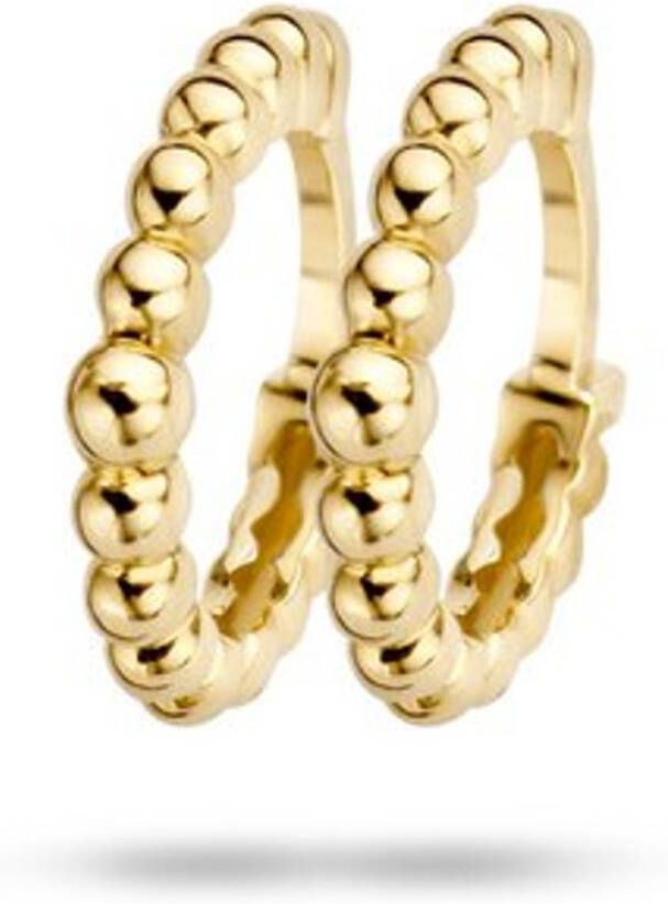 Blush Oorringen van 14 karaat geelgoud 7230YGO