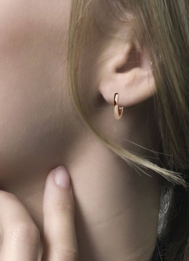 Blush Oorringen van 14 karaat rosé, goud 7232RGO