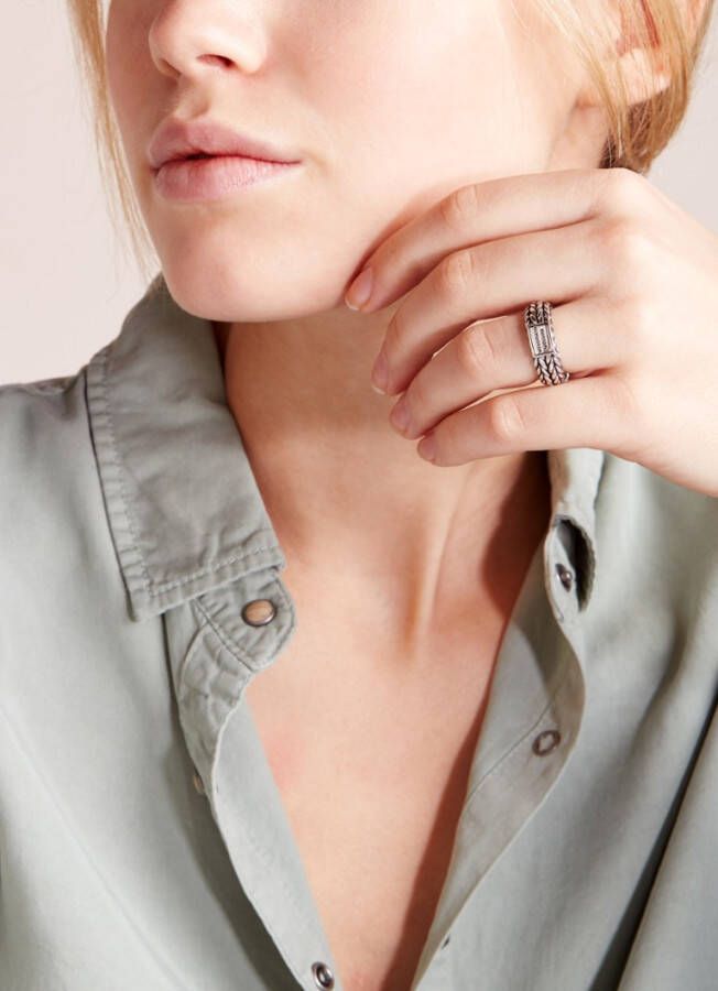 Buddha To Buddha ring Ellen Small zilver