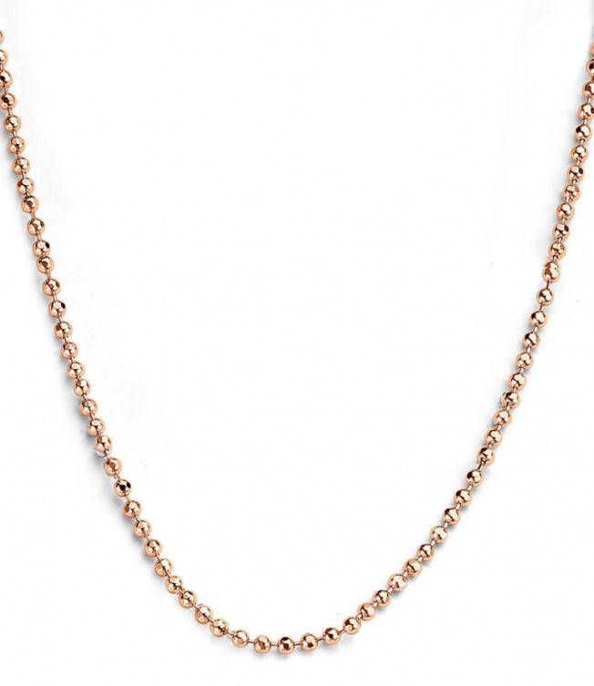 Casa Jewelry Ballsy S ketting van zilver rosé verguld
