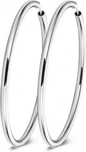 Casa Jewelry Buis oorringen XL van zilver