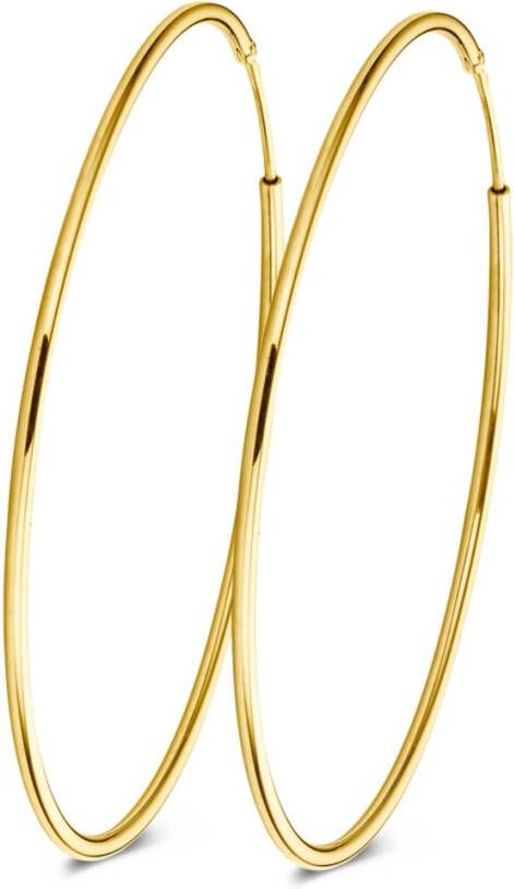 Casa Jewelry DMC M oorringen van zilver met goud verguld