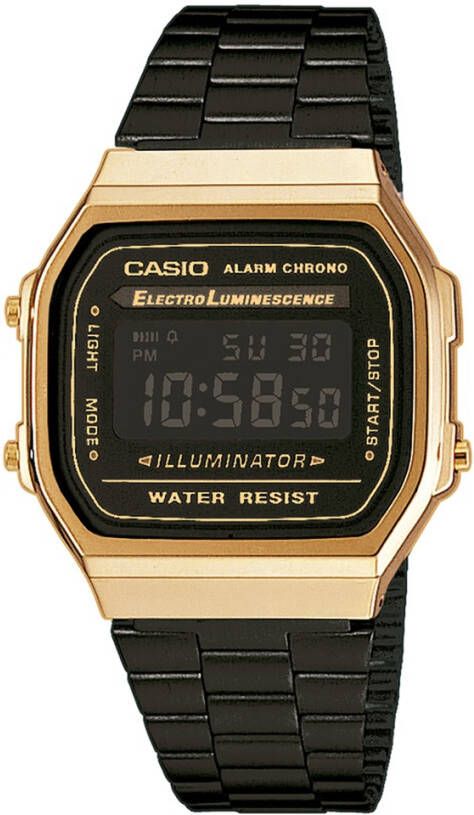 Casio Horloges Vintage Iconic A168WEGB 1BEF Zwart