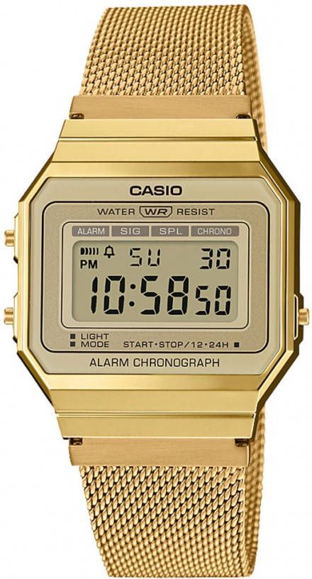 Casio Horloges Vintage Iconic A700WEMG 9AEF Goudkleurig