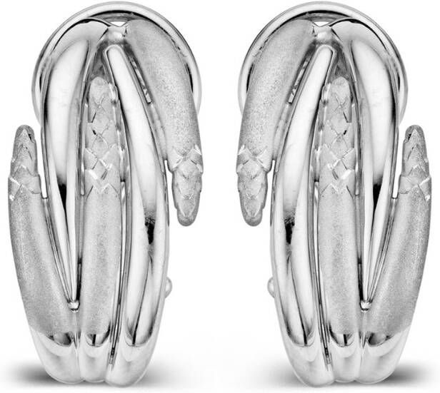 Diamond Point Beauties of the sea witgouden oorsieraden