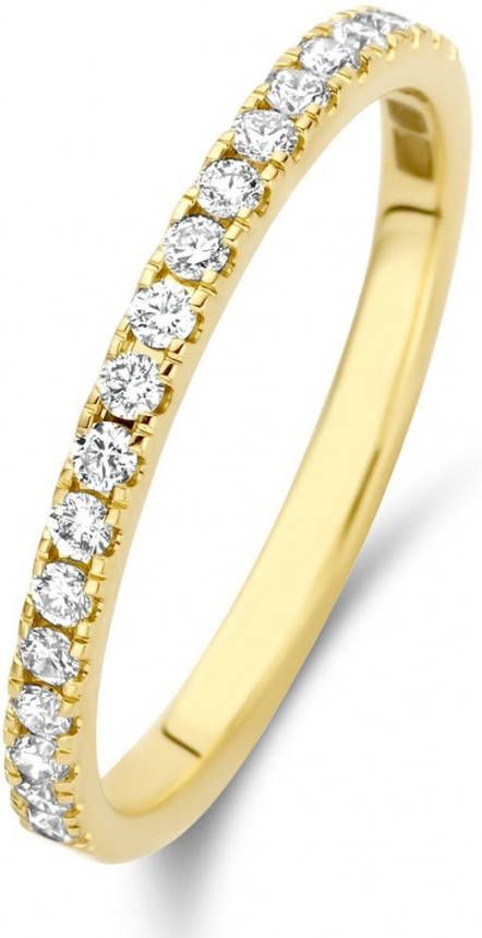 Diamond Point Geelgouden ring 0 26 ct diamant Wedding