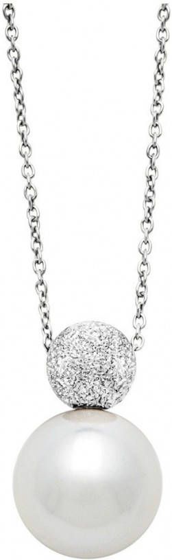 Diamond Point Witgouden hanger Riviè, ra