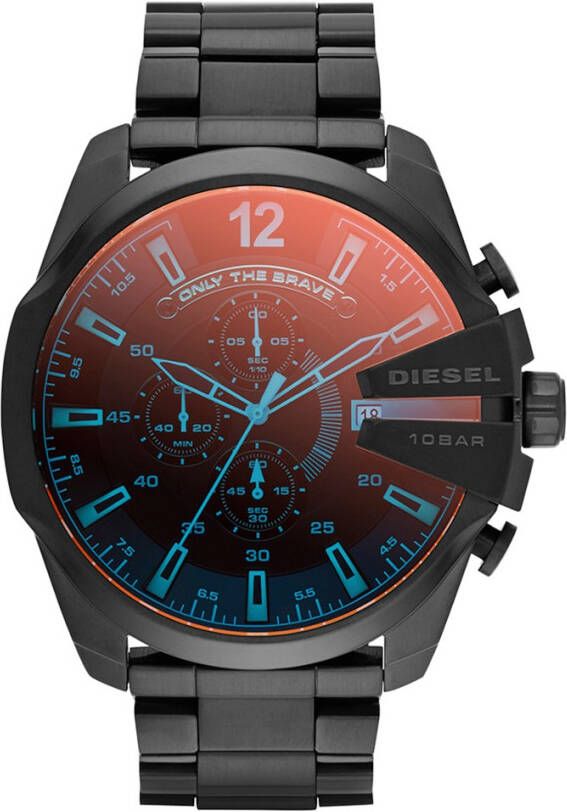 Diesel Horloges Mega Chief DZ4318 Zwart