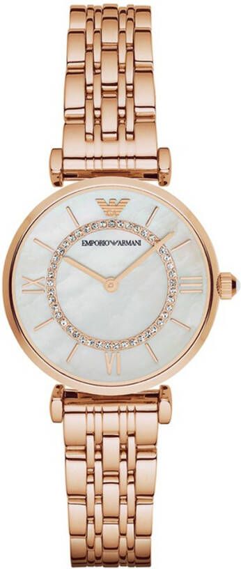 Emporio Armani Ar1909 Horloge , Geel, Dames