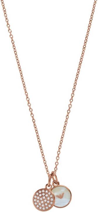 Emporio Armani Ketting met hanger en strass EGS2158221
