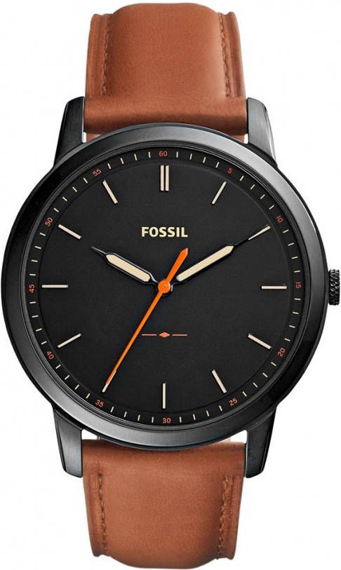 Fossil Horloges The Minimalist 3H FS5305 Bruin