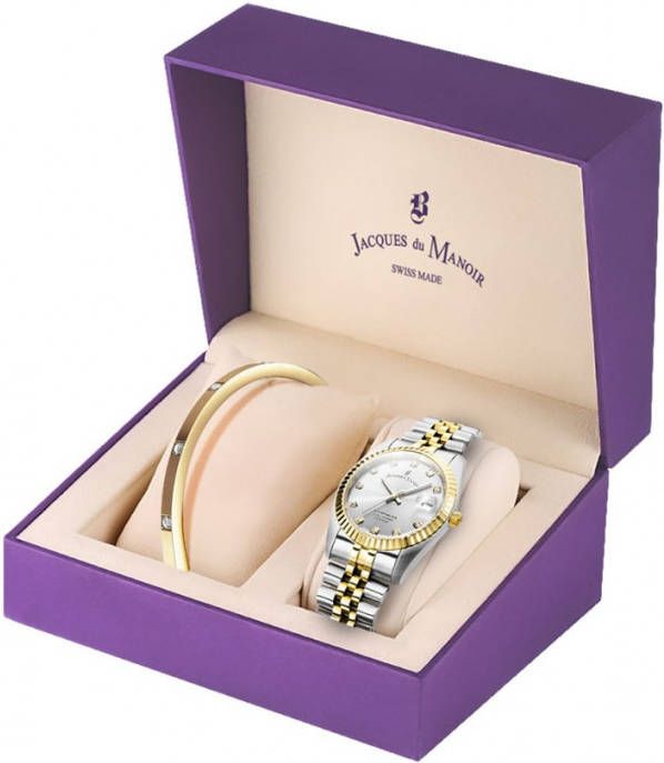 Jacques du Manoir Horloge en bangle in giftbox NRO 07