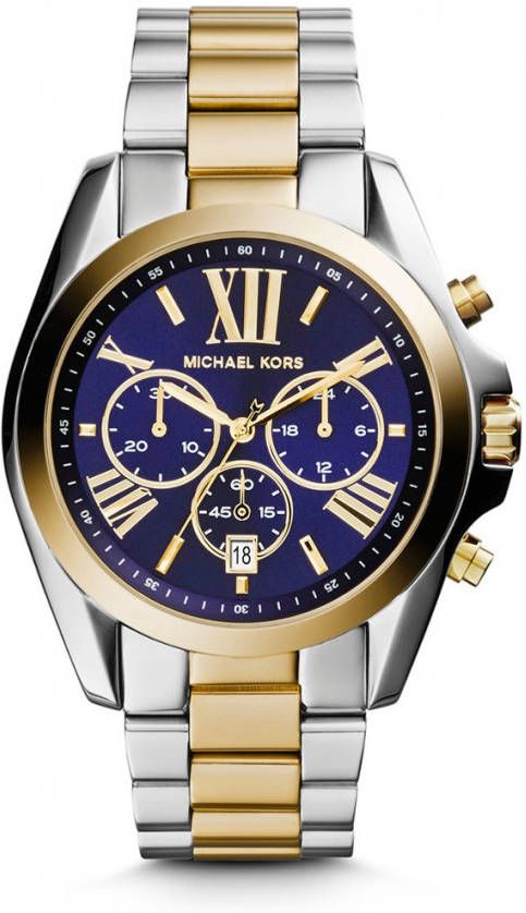 Michael Kors horloge MK5976 Bradshaw Zilver, goud