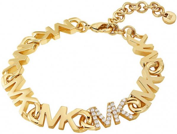 Michael Kors Premium schakelarmband verguld MKJ7953710