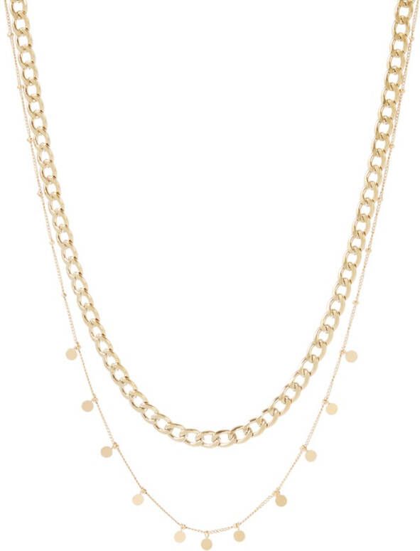 My Jewellery Kettingen set Muntjes Goudkleurig