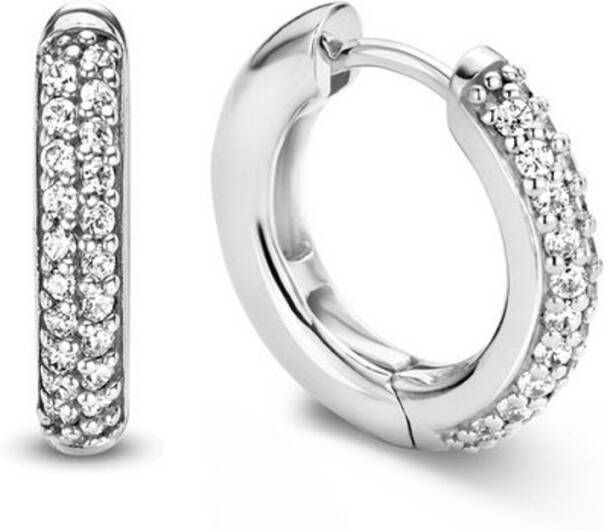 TI SENTO Milano Oorringen van zilver met zirkonia
