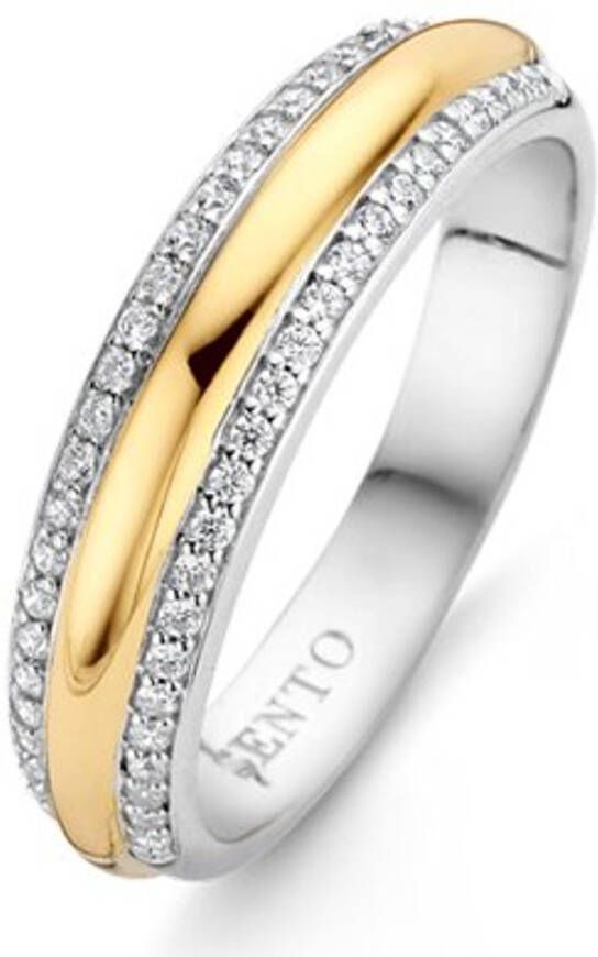 TI SENTO Milano Ring verguld met zirkonia 12144ZY