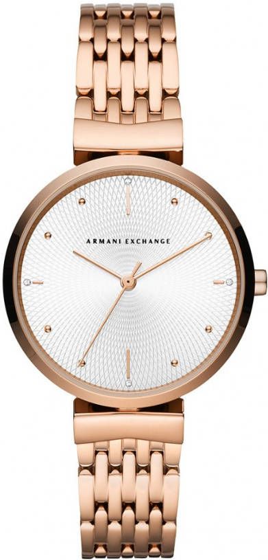 Armani Exchange horloge Zoe AX5901 rosé