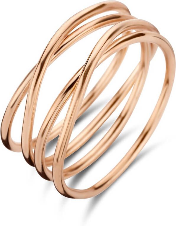 Casa Jewelry Wikkeltje ring verguld