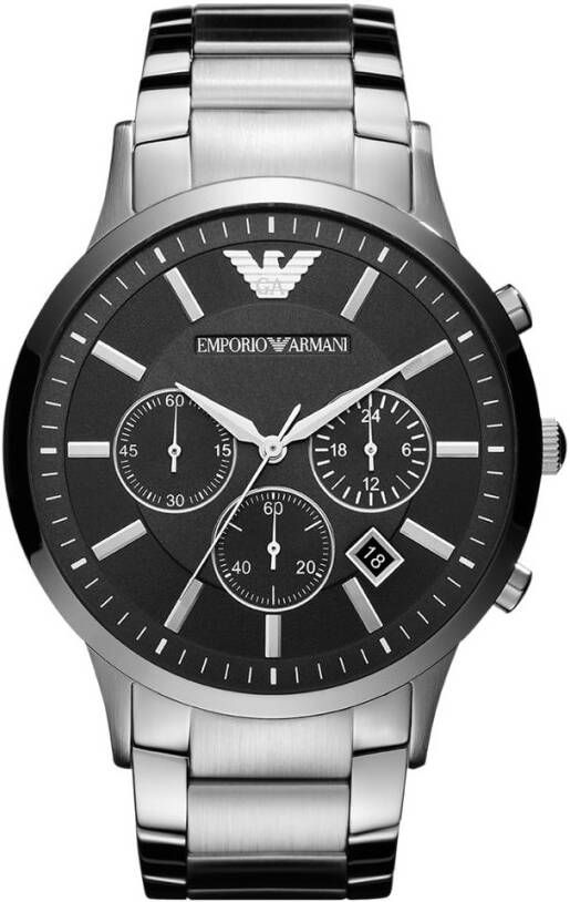 Emporio Armani Horloges Renato AR2460 Zilverkleurig