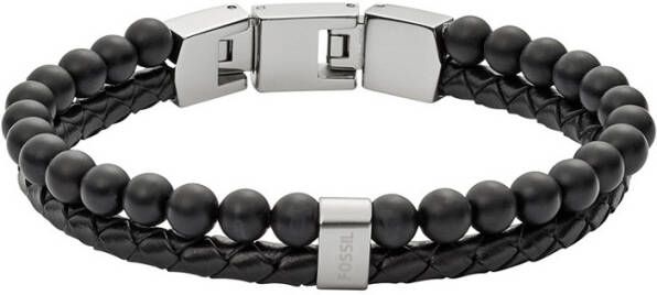Fossil Armband van halfedelsteen en roestvrijstaal JF02763040