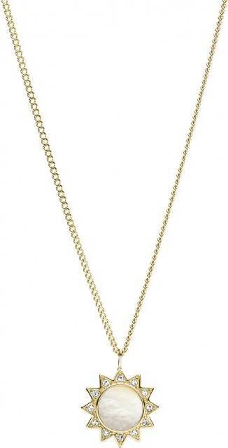 Fossil ketting Vintage Glitz JF03425710 goudkleur
