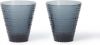 Iittala Kastehelmi Waterglas 0, 30 L Donkergrijs 2 st. online kopen