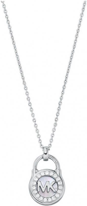 Michael Kors Premium ketting van sterling zilver met parel MKC1562AH040