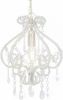 VidaXL Plafondlamp met kralen rond E14 wit online kopen