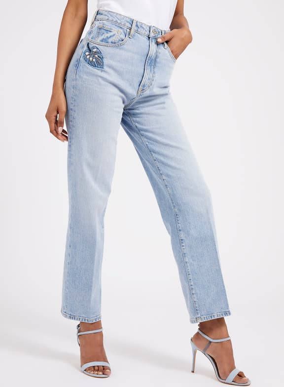 Guess Jeans W2Ya32 D4Nh6 Auli , Blauw, Dames
