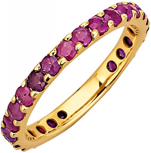 KLiNGEL Memory ring met robijn Rood