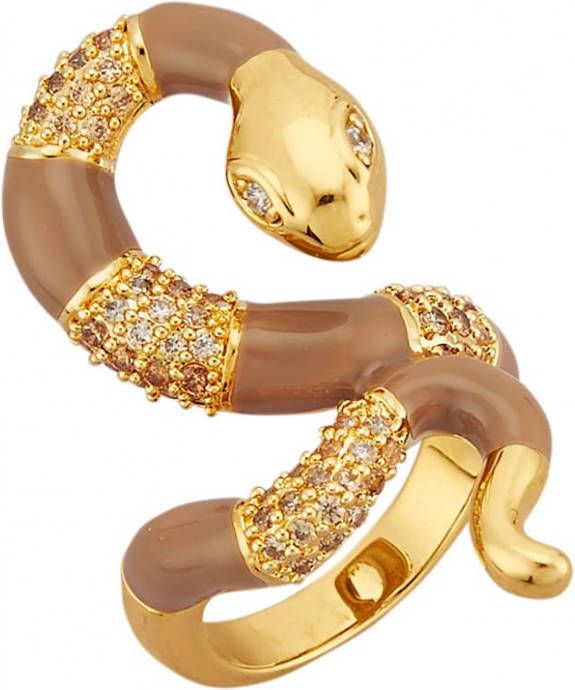 KLiNGEL Ring Slang Bruin