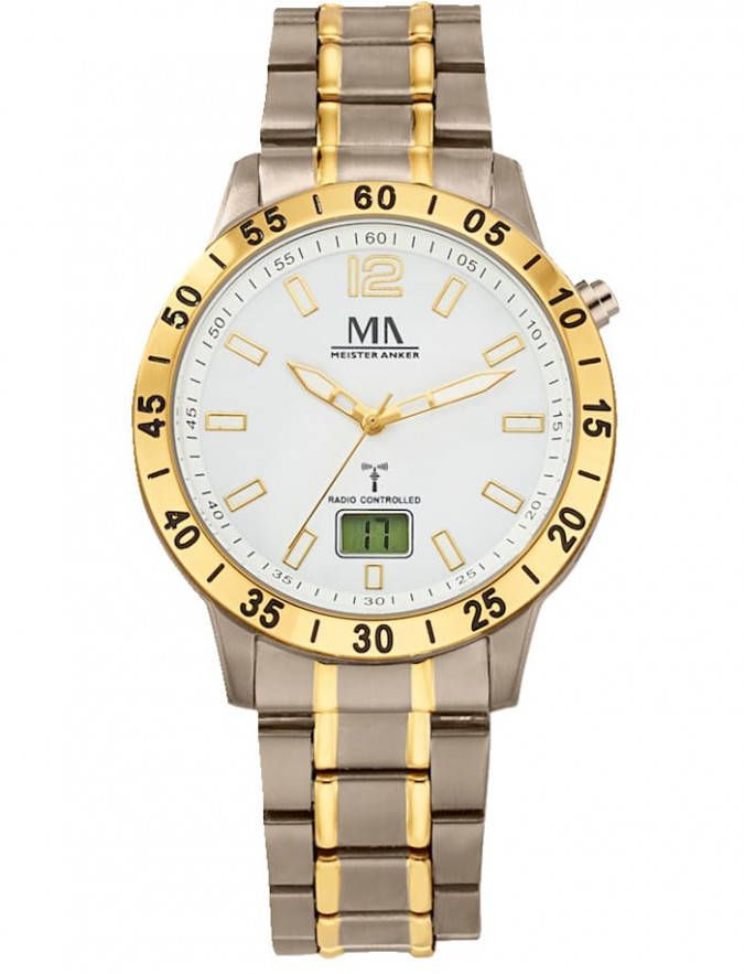 Babista Herenhorloge Meister Anker Zilverkleur::Geelgoudkleur