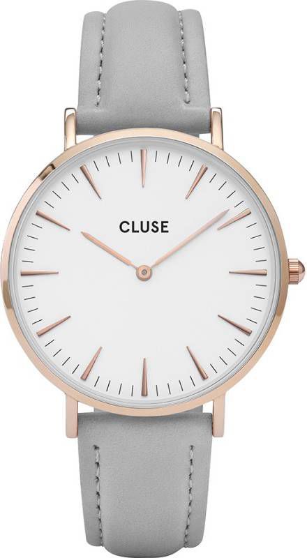 CLUSE La Boheme CL18015 Horloge met band in grijs - Websieraden.be