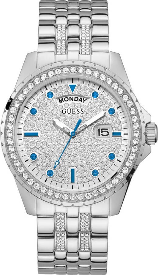 Guess Horloges Watch Comet GW0218G1 Zilverkleurig