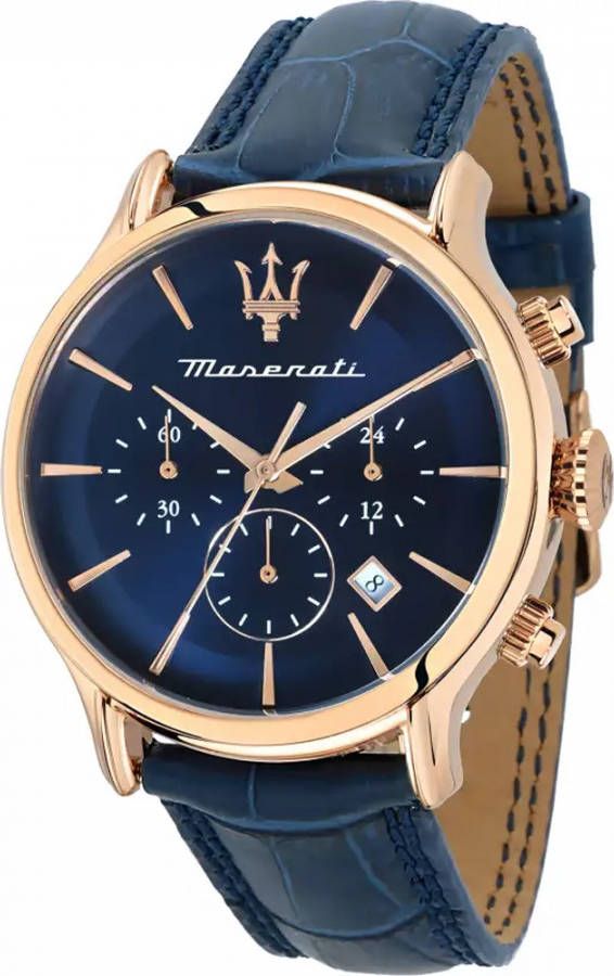 Maserati Horloges Blauw Heren
