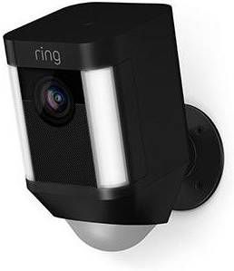 Ring Spotlight Cam Beveiligingscamera Met batterij Zwart