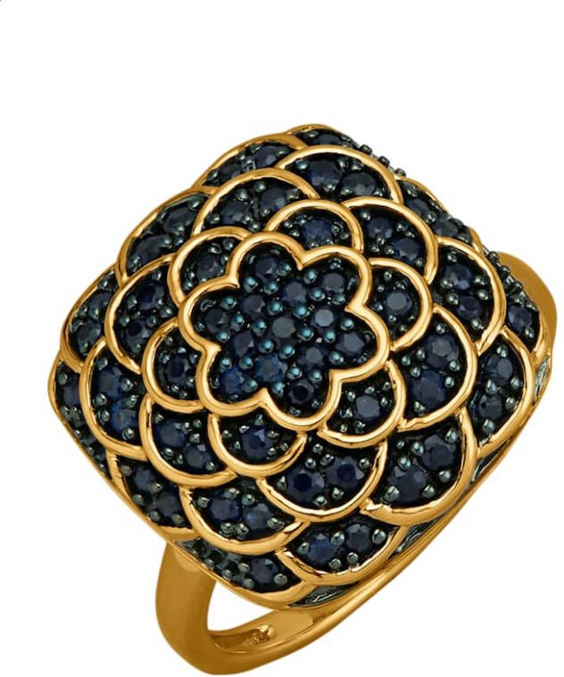 Diemer Farbstein Damesring met saffieren Blauw