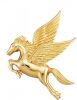 KLiNGEL Hanger Pegasus van verguld zilver Geelgoudkleur online kopen