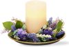 I.GE.A. Sierkrans Lavendel Op bord met LED kaars en sieraden rozenkrans decoratieve kom tafeldecoratie middenstuk huwelijksdecoratie cadeauset(3 stuks ) online kopen