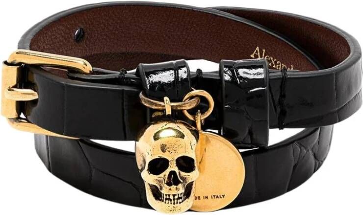 alexander mcqueen 6309901Jm111000 armband , Zwart, Dames