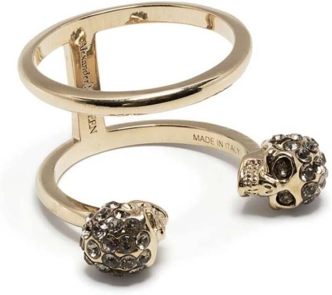 alexander mcqueen Bijoux gele ringen , Geel, Dames