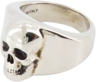 alexander mcqueen Skull Ring Grootte 17, bestseller 25 , Grijs, Dames